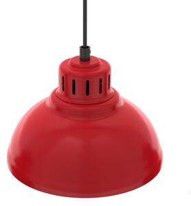 Lustră pe cablu SVEN 5xE27/15W/230V roșie