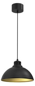 Lustră pe cablu SVEN 1xE27/15W/230V neagră/aurie