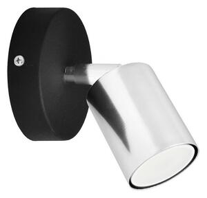 Spot LED de perete TUNE 1xGU10/4,8W/230V crom mat/negru