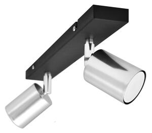 Spot LED TUNE 2xGU10/4,8W/230V crom mat/negru