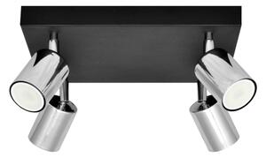 Spot LED TUNE 4xGU10/4,8W/230V crom mat/negru