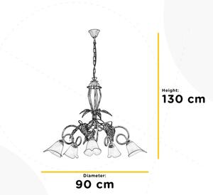 Lustră pe lanț VANDA 5xE14/6W/230V ONLI