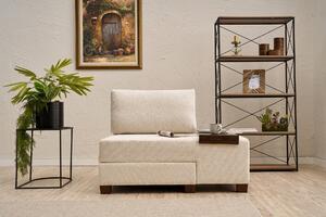 Atelier Del Sofa, Fotoliu extensibil Aiyla crem 116/93/83 cm