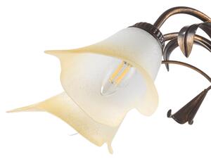 Lustră pe lanț LUCREZIA 5xE14/6W/230V bronz ONLI
