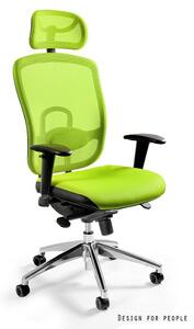 Scaun de birou ergonomic VIPS verde