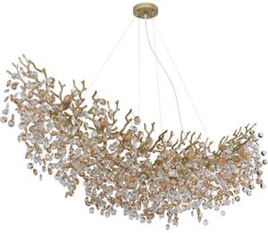 Globo 64138H4G - Candelabru suspendat pe cablu QUEENA 16xE14/40W/230V, finisaj auriu
