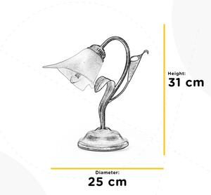 Lampă de masă LUCREZIA 1xE14/6W/230V crem ONLI