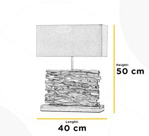 Lampă de masă MARICA 1xE27/22W/230V 50 cm ONLI