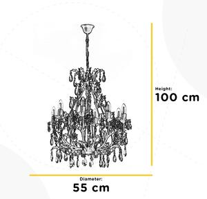 Lustră pe lanț BOTTE 8xE14/6W/230V ONLI