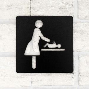DUBLEZ | Semn toaletă bebeluși - Masă de schimbat scutece