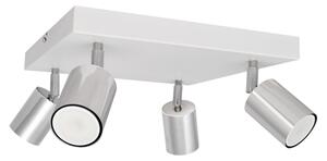 Spot LED TUNE 4xGU10/4,8W/230V crom mat/alb