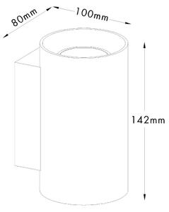 Aplică SANDY WL 2xGU10/50W/230V negru Zuma Line 92696-N