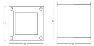 Spot de exterior 1xGU10/35W/230V IP65 antracit Zambelis E269