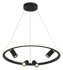 Lustră LED pe cablu dimabilă LED/47W/230V d. 60 cm negru Zambelis 22012