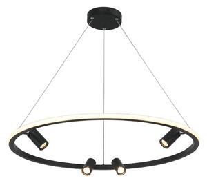 Lustră LED pe cablu dimabilă LED/59W/230V d. 79 cm negru Zambelis 22013