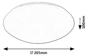Plafonieră LED cu senzor LUCAS LED/12W/230V IP44 4000K Rabalux 71132