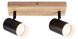 Spot de tavan TORAS 2xGU10/5W/230V stejar Rabalux 73122