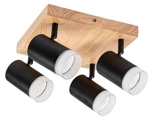Spot de tavan TORAS 4xGU10/5W/230V stejar Rabalux 73124