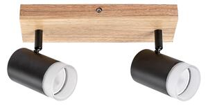 Spot de tavan TORAS 2xGU10/5W/230V stejar Rabalux 73122