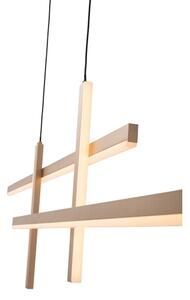 Lustră LED pe cablu dimabilă LED/41W/230V auriu Zambelis 22022