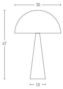 Lampă de masă 1xE27/25W/230V auriu Zambelis 20211