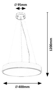 Lustră LED pe cablu TESIA LED/36W/230V 4000K argintiu Rabalux 71040