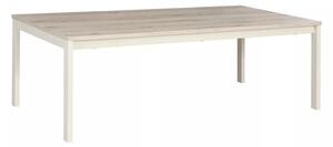 Masuta de cafea FROST 120x60 cm crem, decor stejar alpin