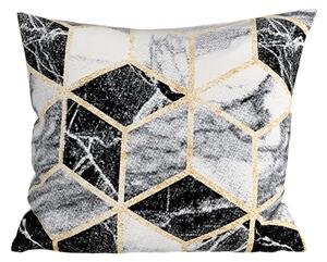 Fata de perna din policoton ATHENA POLY 45x45 cm, negru