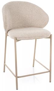 Scaun de bar KIOTO, casmir / bej deschis