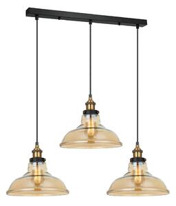 Lustră pe cablu HUBERT 3xE27/40W/230V ITALUX MDM-2381/3 GD+AMB