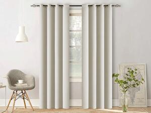 2x draperie alb-crem OXFORD 140x250 cm