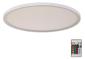 Plafonieră LED RGBW dimabilă SLIM LED/22W/230V Briloner 7094-416 + telecomandă