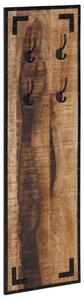 Cuier pentru haine, 35x8x110 cm, lemn masiv de mango brut