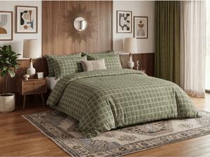 Lenjerie de pat din bumbac Renforce BLOMORA verde Dimensiune lenjerie de pat: 70 x 90 cm | 140 x 200 cm