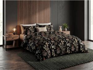 Lenjerie de pat din bumbac Renforce FLORWELLA negru Dimensiune lenjerie de pat: 70 x 90 cm | 140 x 200 cm