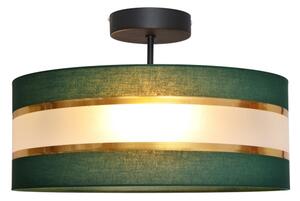 Lustră pe tijă HELEN 3xE27/15W/230V verde/auriu