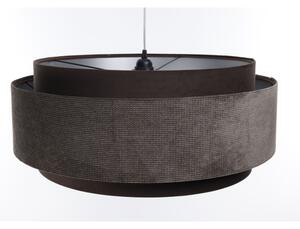 Lustră pe cablu DOBLO 1xE27/60W/230V d. 60 cm maro/argintiu