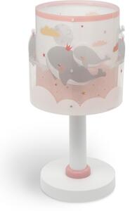 Veioză pentru copii WHALE DREAMS 1xE14/8W/230V roz Dalber 61171S