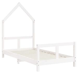 Cadru de pat pentru copii, 80x160 cm, lemn masiv de pin