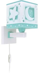 Aplică pentru copii MOONLIGHT 1xE27/15W/230V verde Dalber 63239H