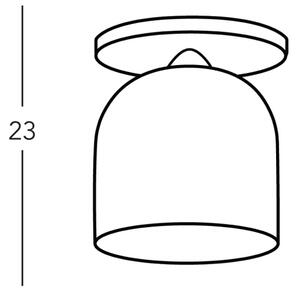 Lustră aplicată NONNA 1xE27/60W/230V stejar/alb/auriu Kolarz A1352.11.Au
