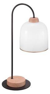 Lampă de masă NONNA 1xE27/60W/230V stejar/alb/auriu Kolarz A1352.71.Au