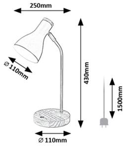 Lampă de masă FERB 1xE14/25W/230V Rabalux 74002