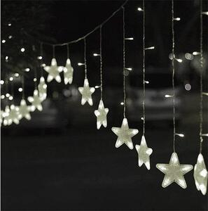 Iluminat de Crăciun - perdea cu stele 4m 136 LED-uri