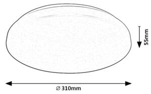 Rabalux 71035 - Plafonier LED RGB dimabil CERRIGEN LED/24W/230V