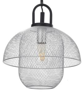 Lustră pe cablu ZAIR 1xE27/22W/230V negru/argintiu ONLI