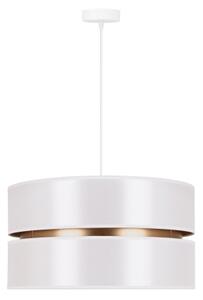 Lustră pe cablu Duolla DUO 1xE27/15W/230V d. 40 cm alb/auriu