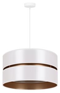 Lustră pe cablu Duolla DUO 1xE27/15W/230V d. 40 cm alb/auriu