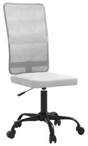 Scaun de birou, alb, plasă textilă