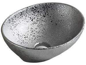 Mexen Elza chiuvetă de blat 40 x 33 cm, argintie - 21014052